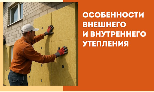 Какие особенности внешнего и внутреннего утепления в Сосногорске