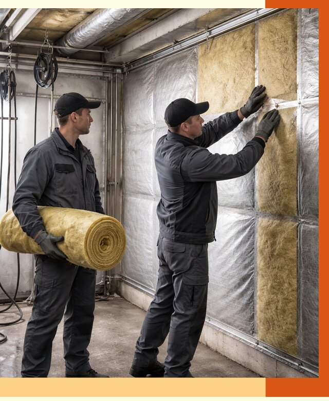 Утепление автомойки в Сосногорске от 8769 руб./м2 — комплексное утепление под ключ | ТепломастерСно